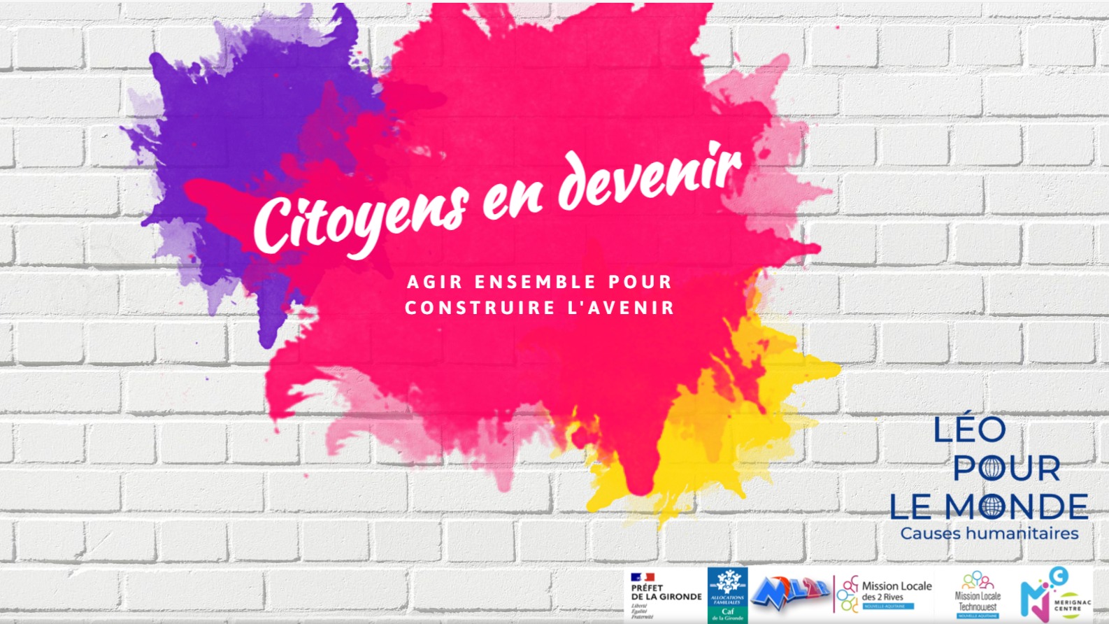 🎉 Lancement du projet “Citoyens en devenir – agir ensemble pour construire l’avenir” !

Léo Pour Le Monde est fière de lancer, en partenariat avec la MISSION LOCALE DES DEUX RIVES, la MISSION LOCALE TECHNOWEST et la MJC Centre-Ville, un programme inédit dédié à la citoyenneté, à l’esprit critique et au vivre-ensemble.

🌱 Objectif : créer un espace de dialogue, d’expression et d’éducation pour accompagner les jeunes dans leur construction personnelle et collective, tout en renforçant les valeurs essentielles de notre société : liberté, égalité, fraternité, laïcité, tolérance et respect des différences.

📝Au programme : des ateliers philo, de la musique, de la danse, de la photo, du ciné, des rencontres inédites avec des artistes et un invité surprise.. ! 

✨ À travers ce projet, nous souhaitons :
 ✔️ Encourager l’expression libre et le débat argumenté
 ✔️ Favoriser l’inclusion sociale et le développement de l’esprit critique
 ✔️ Renforcer les compétences sociales et relationnelles
 ✔️ Valoriser le dialogue entre les cultures et les territoires, en reliant milieu urbain et milieu rural
 ✔️ Associer art et philosophie pour ouvrir de nouveaux horizons créatifs
 ✔️ Contribuer à une société plus juste, humaine et résiliente

👧🧑 En investissant dans une jeunesse responsable, solidaire et engagée, nous semons les graines d’un avenir plus uni et plus apaisé.
🙏 Merci à nos partenaires pour leur confiance et à l'ensemble des jeunes pour leur dynamisme et énergie !

🗣️ Premier atelier philo du projet – Jeudi 20 novembre
Thème : “Peut-on vivre en République tout en rejetant ses valeurs ?”
Un moment d'échange pour réfléchir au lien entre citoyenneté et adhésion aux principes républicains et questionner sur les limites de la liberté individuelle face au vivre-ensemble..

📌 La suite du programme arrive très vite ! Nous avons hâte de vous le partager !!

Projet financé par la Caf de la Gironde et la Préfecture de la région Nouvelle-Aquitaine, préfecture de la Gironde, que nous remercions chaleureusement pour leur confiance et leur engagement auprès de la jeunesse.