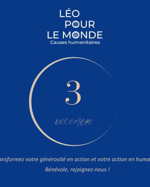 Le Giving Tuesday est passé… mais votre soutien reste essentiel ! 💙
Un immense merci à tous nos donateurs et à ceux qui nous rejoindront prochainement.
Le lien pour contribuer reste ouvert : https://www.helloasso.com/associations/leo-pour-le-monde/formulaires/1
Chez Léo Pour Le Monde, vous n’êtes pas seulement un donateur mais vous êtes un acteur clé qui fait avancer notre mission au quotidien !
Votre contribution va bien au-delà du don : elle crée du lien, du soutien, de l’espoir… et un impact réel sur le terrain.
Aujourd’hui, nous lançons un appel aux bénévoles :
🤝 Plus qu’un geste ponctuel, engagez-vous à nos côtés et participez à construire des actions durables pour celles et ceux qui en ont le plus besoin.
👉 Envie de faire bouger les choses ? Rejoignez-nous !